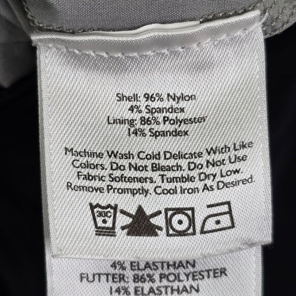 Womens Eddie Bauer Black Travex Skort w/ Built In Shorts Nylon Blend Size 8 - Picture 4 of 9